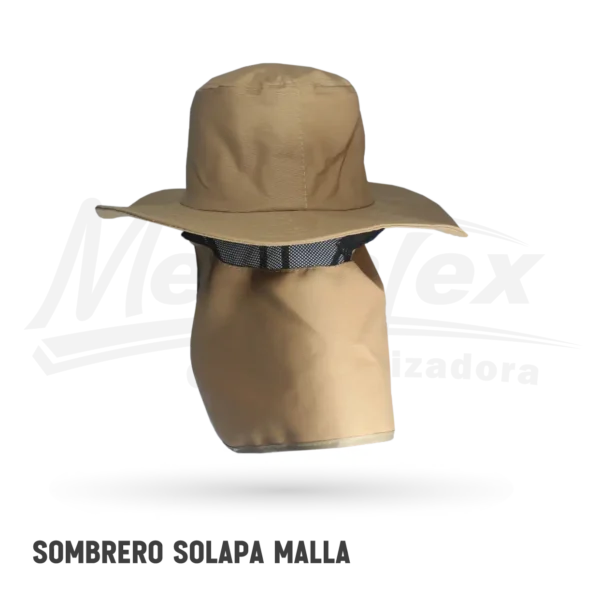 Sombrero con Solapa y malla