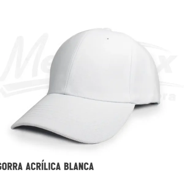 gorra acrilica blanca Gorra acrilica blanca