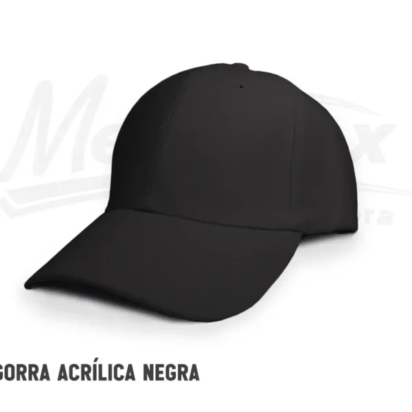 gorra acrilica negro Gorra acrilica negro