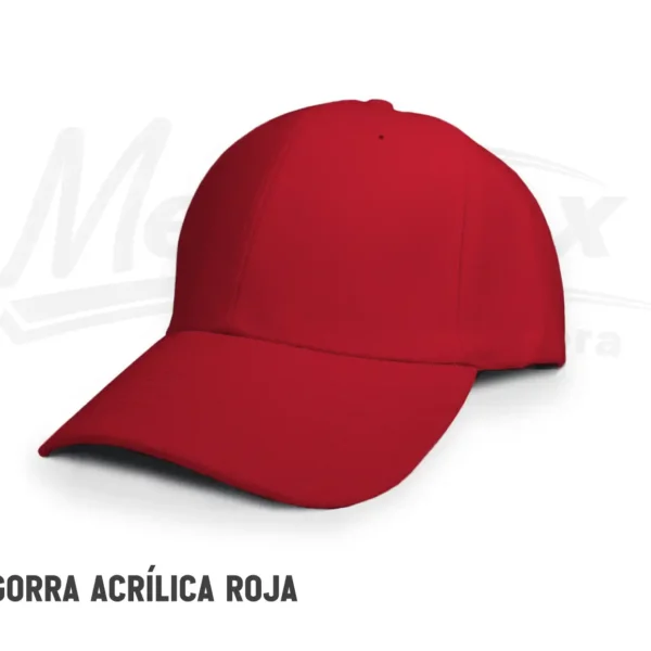 gorra acrilica roja Gorra acrilica roja